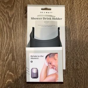 Shower drink holder